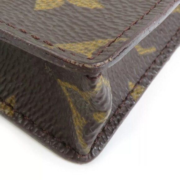 Auth LOUIS VUITTON Monogram Glasses Case Brown - Picture 5 of 9